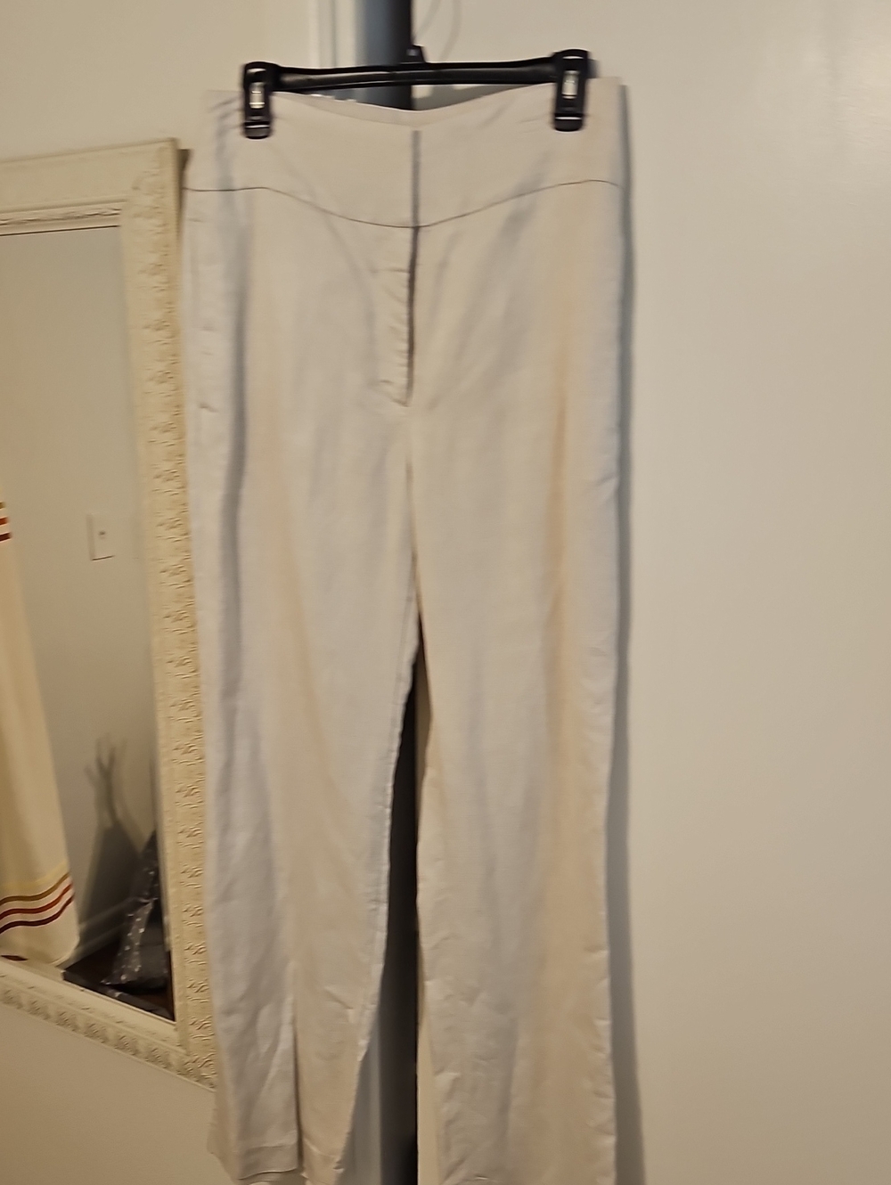 H&M Cream Wide-Leg Pants